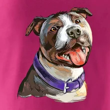 Americký stafordšírsky teriér kreslený