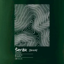 Šerák - vrstevnice v obdĺžniku