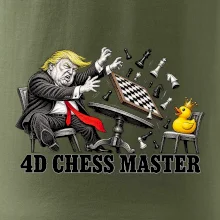 Donald Trump prohrává šachy s kachnou