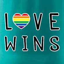 Love wins nápis