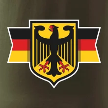 Nemecká orlica a vlajka