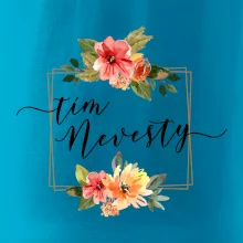 Tím nevesty štvorec oranžový