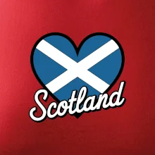Scotland Srdce s vlajkou Scotland Srdce s vlajkou