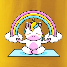 Yoga jednorožec - dúha