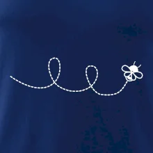 Dráha letu včely - slučka