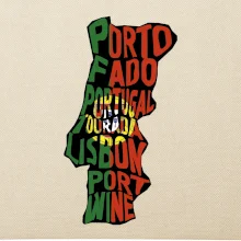 Mapy - názvy miest - Portugalsko