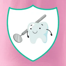 Zúbok na prsníku - zrkadlo