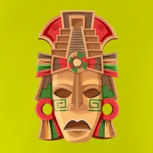 Mayové maska červené uši