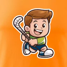 Ikona pozemný hokej chlapec