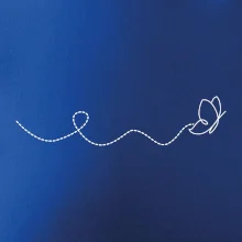 Dráha letu motýľa - vlnovka Dráha letu motýľa - vlnovka