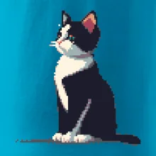 Mourovatá mačka pixel