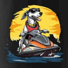 Chrt na vodnom skútri