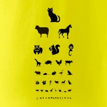 Očný test zvieratká