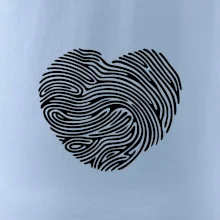 Odtlačok prsta srdce Odtlačok prsta srdce