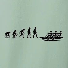 Evolúcia veslovanie 3 ľudia