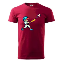 Baseballový hráč pixel art