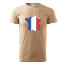 Francúzska vlajka mapa obrys Francúzska vlajka mapa obrys