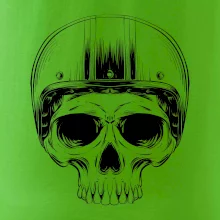 Motorkár lebka s guľatou hlavou