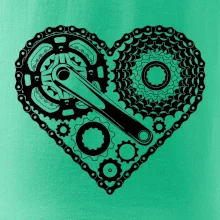 Srdce plné cyklo dielov