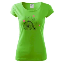 Crazy bike girl