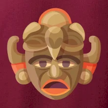 Mayové maska černoch