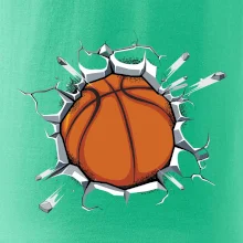 Basketbal lopta v triku