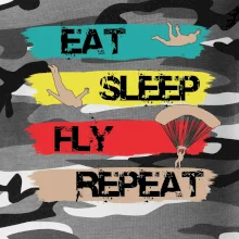 Eat Sleep Fly Repeat Paragliding Eat Sleep Fly Repeat Paragliding
