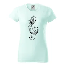 Husľový kľúč kvety Husľový kľúč kvety