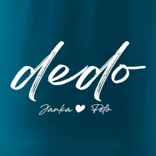 Dedo - tričko menami detí písacie písmo