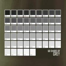 50 farebných odtieňov šedej