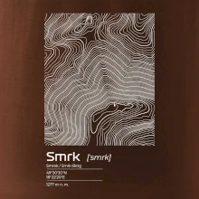 Smrk - vrstevnice v obdĺžniku