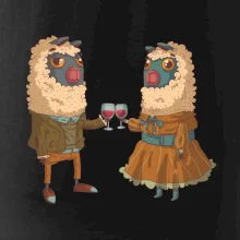 Alpaky s vínom pár