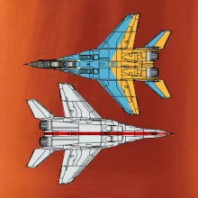 Mig 29 Fulcrum zo spoda a zo shora