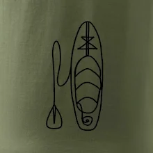 Paddleboard jedním tahem