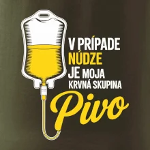 V prípade núdze je moja krvná skupina pivo