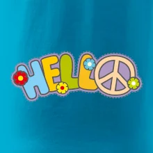 Hello hippie symbol