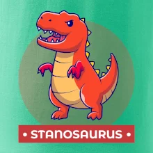 Dinosaurie mená - oranžový dinosaurus Dinosaurie mená - oranžový dinosaurus