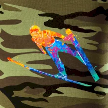 Skokan na lyžiach splash