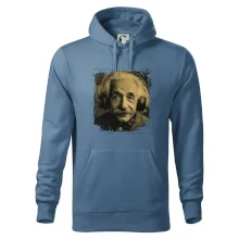 Albert Einstein so slúchadlami