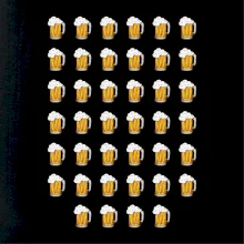 Narodeniny - 40x pivo