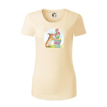 Veľkonočný zajačik tulipány