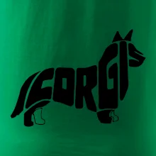 Corgi - nápis v tele