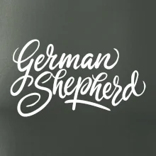 German shepherd - nápis okrasny - nápis okrasný