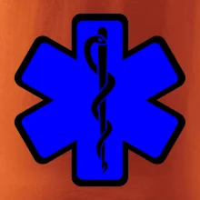 Rescue - Hviezda na prsníku + nápis na chrbte Rescue - Hviezda na prsníku + nápis na chrbte