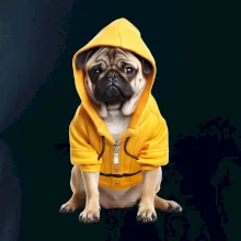 Mops v mikine Mops v mikine