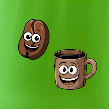 Parové tričko - Hrnček a káva