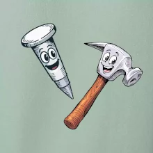 Parové tričko - Kladivo a klinec