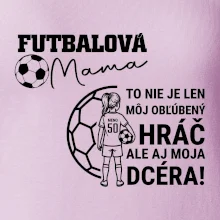Futbalová mama - jedna dcéra (vaše meno a číslo)