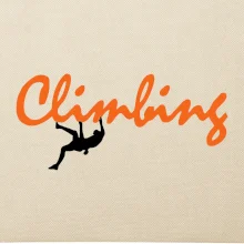 Climbing písací text