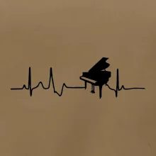 Piano ekg - krídlo